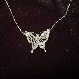 14k butterfly pendant/pin only